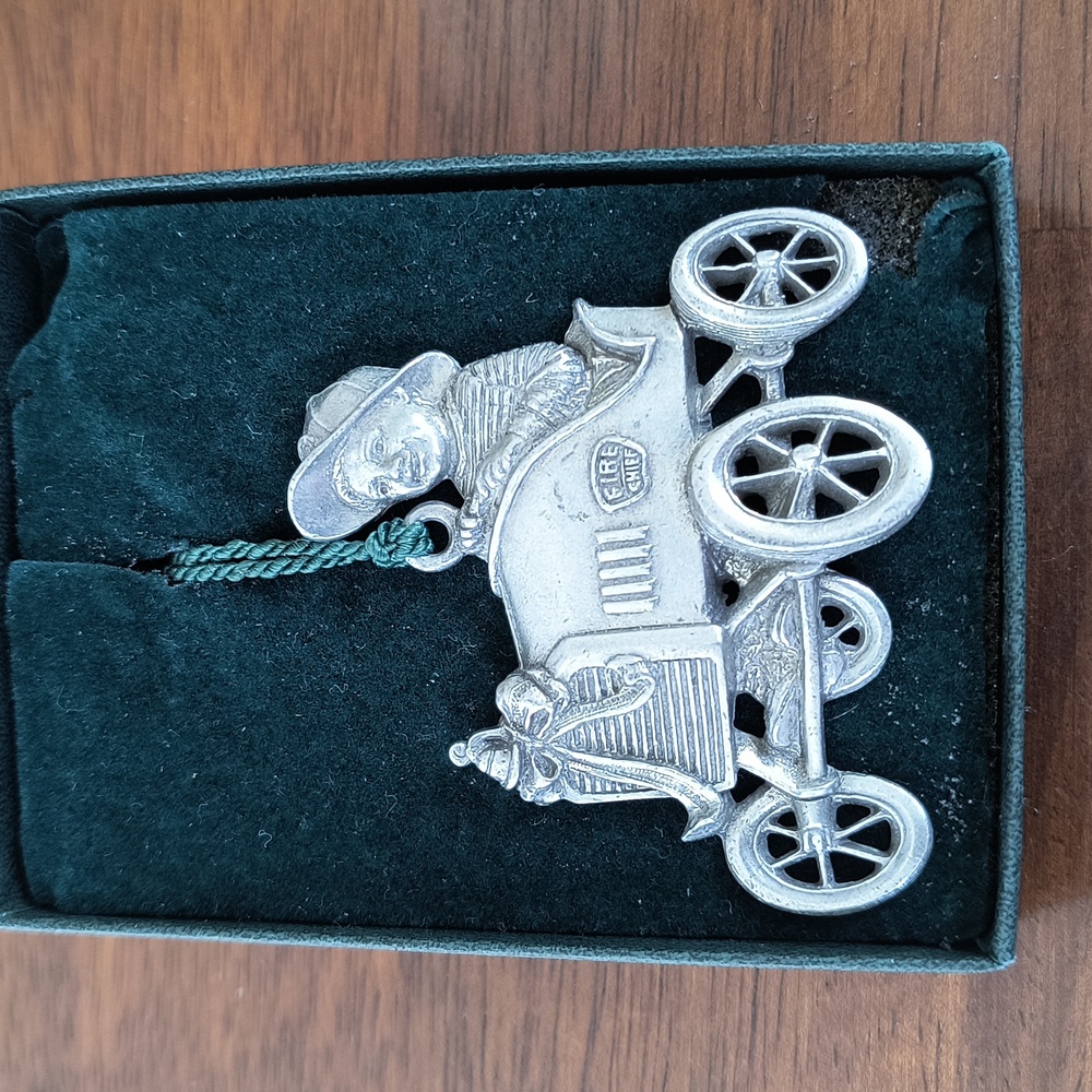 Pewter Port Child Ornament